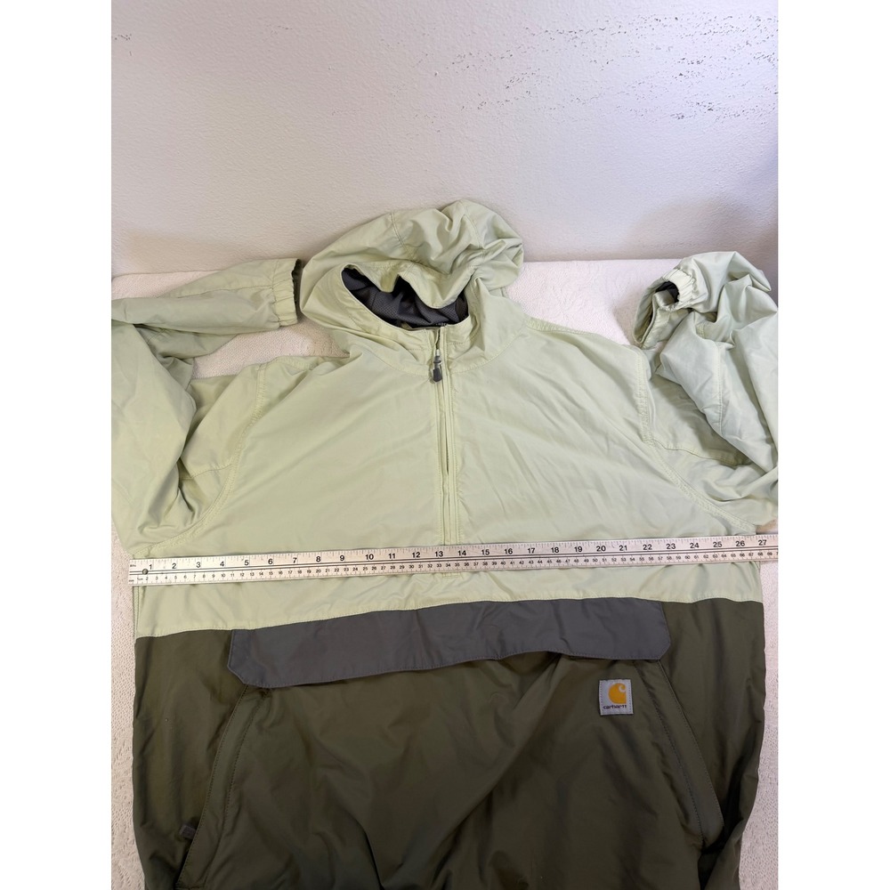 Carhartt Rain Defender Anorak Jacket XL Loose Fit Green Olive OJ5749-M - Picture 4 of 9